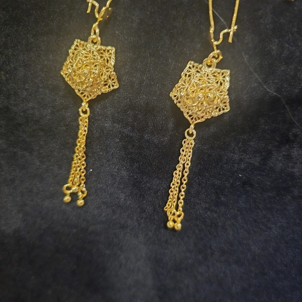 21kgp Duabi gold earings